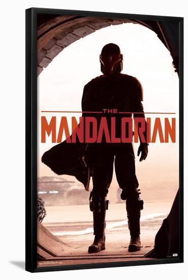 Star Wars: The Mandalorian - Key Art-Trends International-Framed Poster