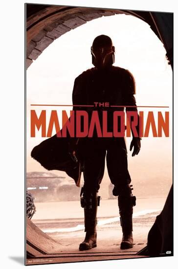 Star Wars: The Mandalorian - Key Art-Trends International-Mounted Poster