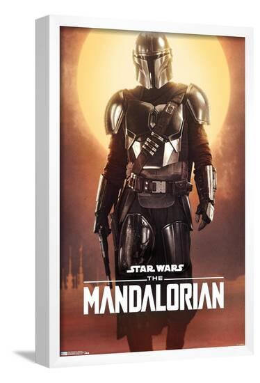 Star Wars: The Mandalorian - Mandalorian Premium Poster--Framed Poster