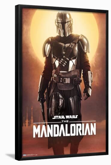 Star Wars: The Mandalorian - Mandalorian-Trends International-Framed Poster