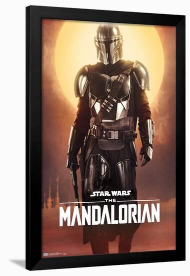 Star Wars: The Mandalorian - Mandalorian-Trends International-Framed Poster