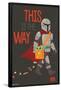 Star Wars: The Mandalorian - Mando Trick or Treat-Trends International-Framed Poster