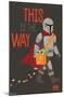 Star Wars: The Mandalorian - Mando Trick or Treat-Trends International-Mounted Poster