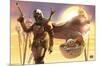 Star Wars: The Mandalorian - Manga Desert-Trends International-Mounted Poster