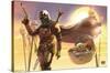 Star Wars: The Mandalorian - Manga Desert-Trends International-Stretched Canvas