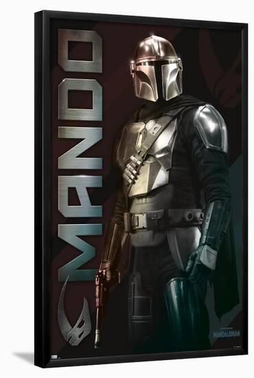 Star Wars: The Mandalorian - Name-null-Framed Poster