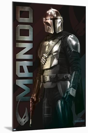 Star Wars: The Mandalorian - Name-null-Mounted Poster