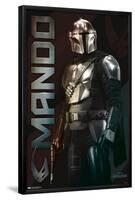 Star Wars: The Mandalorian - Name-Trends International-Framed Poster