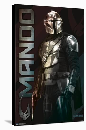 Star Wars: The Mandalorian - Name-Trends International-Stretched Canvas