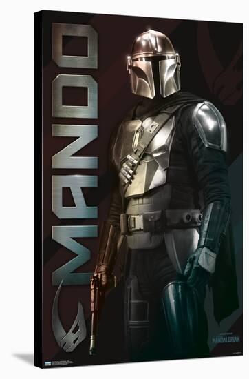 Star Wars: The Mandalorian - Name-Trends International-Stretched Canvas