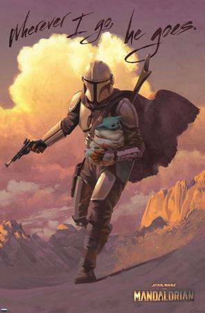 Star Wars Mandalorian Posters & Star Wars Wall Art Prints