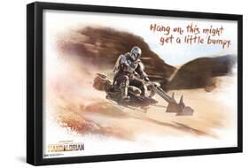 Star Wars: The Mandalorian - Ride-Trends International-Framed Poster