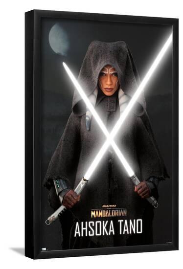 Star Wars The Mandalorian Season 2 - Ahsoka Lightsabers Premium Poster--Framed Poster