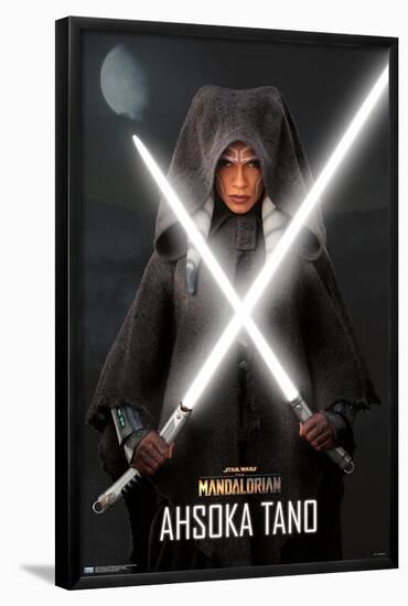 Star Wars: The Mandalorian Season 2 - Ahsoka Lightsabers-Trends International-Framed Poster