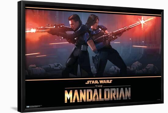 Star Wars: The Mandalorian Season 2 - Back to Back-Trends International-Framed Poster