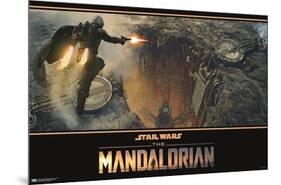 Star Wars: The Mandalorian Season 2 - Base Battle-Trends International-Mounted Poster