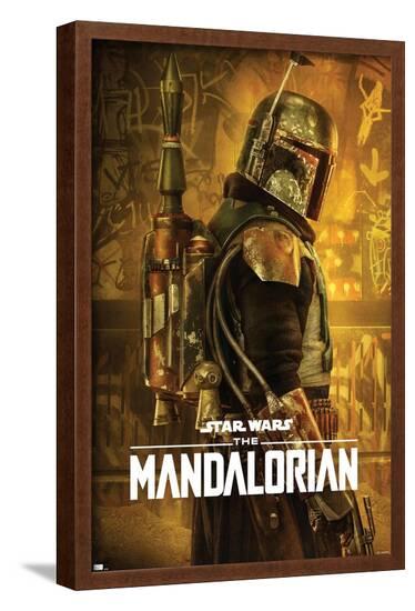 Star Wars: The Mandalorian Season 2 - Boba Fett One Sheet Premium Poster--Framed Poster
