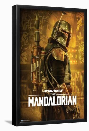 Star Wars: The Mandalorian Season 2 - Boba Fett One Sheet-Trends International-Framed Poster