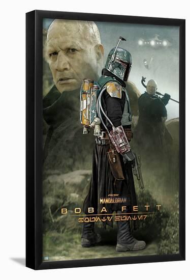 Star Wars: The Mandalorian Season 2 - Boba Fett-Trends International-Framed Poster