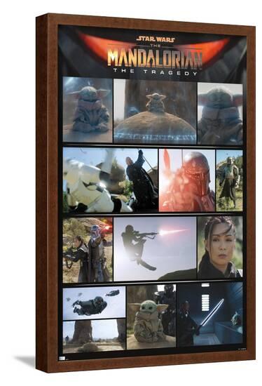 Star Wars: The Mandalorian Season 2 - Chapter 14 Grid Premium Poster--Framed Poster