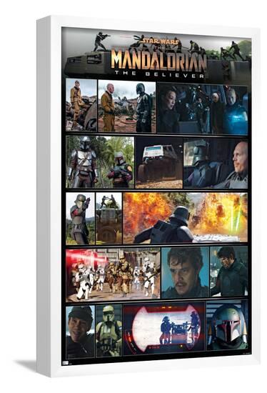 Star Wars: The Mandalorian Season 2 - Chapter 15 Grid Premium Poster--Framed Poster