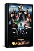 Star Wars: The Mandalorian Season 2 - Key Art by Andrew Switzer-Trends International-Framed Stretched Canvas