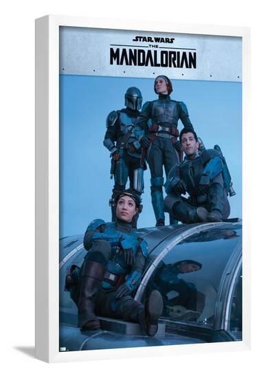 Star Wars: The Mandalorian Season 2 - Mandalorian Group Premium Poster--Framed Poster