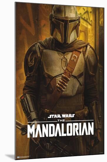 Star Wars: The Mandalorian Season 2 - Mandalorian-Trends International-Mounted Poster