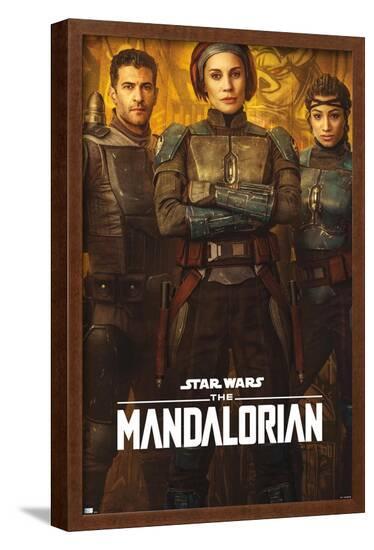 Star Wars: The Mandalorian Season 2 - Mandalorians Premium Poster--Framed Poster