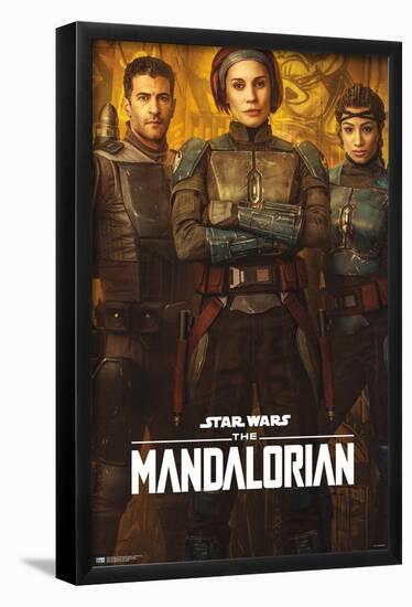 Star Wars: The Mandalorian Season 2 - Mandalorians-Trends International-Framed Poster