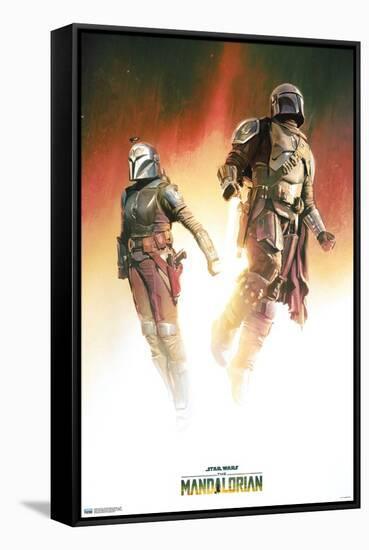 Star Wars: The Mandalorian Season 3 - Duo-Trends International-Framed Stretched Canvas