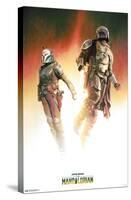 Star Wars: The Mandalorian Season 3 - Duo-Trends International-Stretched Canvas