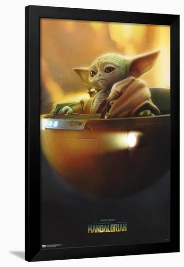 Star Wars: The Mandalorian Season 3 - Grogu in Pod-Trends International-Framed Poster
