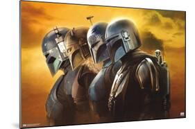 Star Wars: The Mandalorian Season 3 - Helmets-Trends International-Mounted Poster