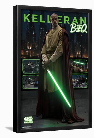 Star Wars: The Mandalorian Season 3 - Kelleran Beq-Trends International-Framed Poster