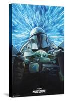 Star Wars: The Mandalorian Season 3 - Lightspeed-Trends International-Stretched Canvas