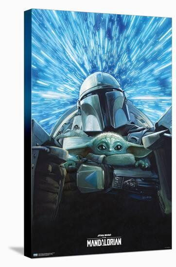 Star Wars: The Mandalorian Season 3 - Lightspeed-Trends International-Stretched Canvas