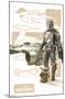 Star Wars: The Mandalorian Season 3 - N1 Starfighter-Trends International-Mounted Poster