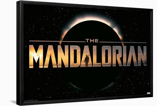 STAR WARS: THE MANDALORIAN - TITLE-null-Framed Standard Poster