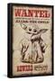 Star Wars: The Mandalorian - Wanted-Trends International-Framed Poster