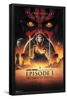 Star Wars: The Phantom Menace - 25th Anniversary One Sheet-Trends International-Framed Poster