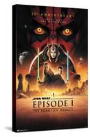 Star Wars: The Phantom Menace - 25th Anniversary One Sheet-Trends International-Stretched Canvas