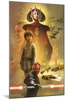 Star Wars: The Phantom Menace - Celebration Mural-Trends International-Mounted Poster