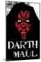 Star Wars: The Phantom Menace - Darth Maul Charcoal-Trends International-Mounted Poster