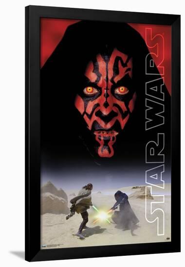 Star Wars: The Phantom Menace - Darth Maul One Sheet-Trends International-Framed Poster