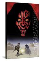 Star Wars: The Phantom Menace - Darth Maul One Sheet-Trends International-Stretched Canvas