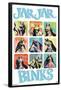 Star Wars: The Phantom Menace - Jar Jar Binks Grid-Trends International-Framed Poster