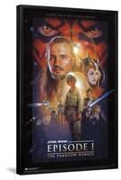 Star Wars: The Phantom Menace - One Sheet (No Billing Block)-Trends International-Framed Poster