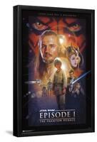 Star Wars: The Phantom Menace - One Sheet (No Billing Block)-Trends International-Framed Poster