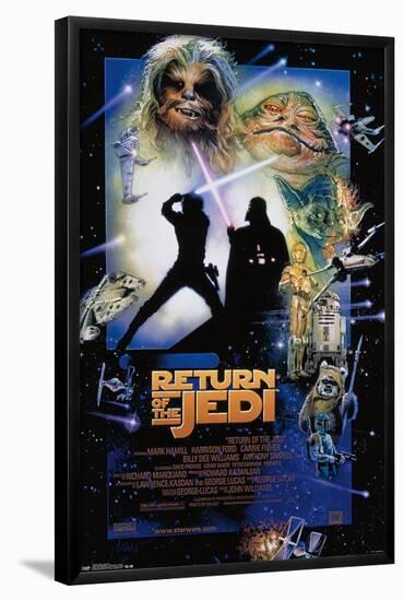 Star Wars: The Return Of The Jedi - One Sheet Premium Poster-null-Framed Standard Poster